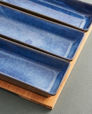 Palmero Azores Ceramic Serving Dishes, Stoneware, Set of 3
