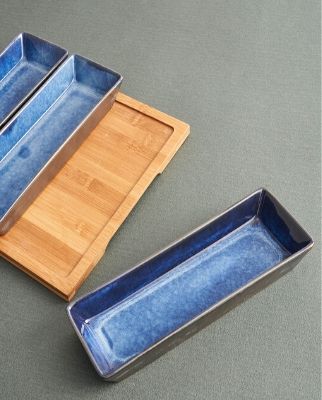 Palmero Azores Ceramic Serving Dishes, Stoneware, Set of 3