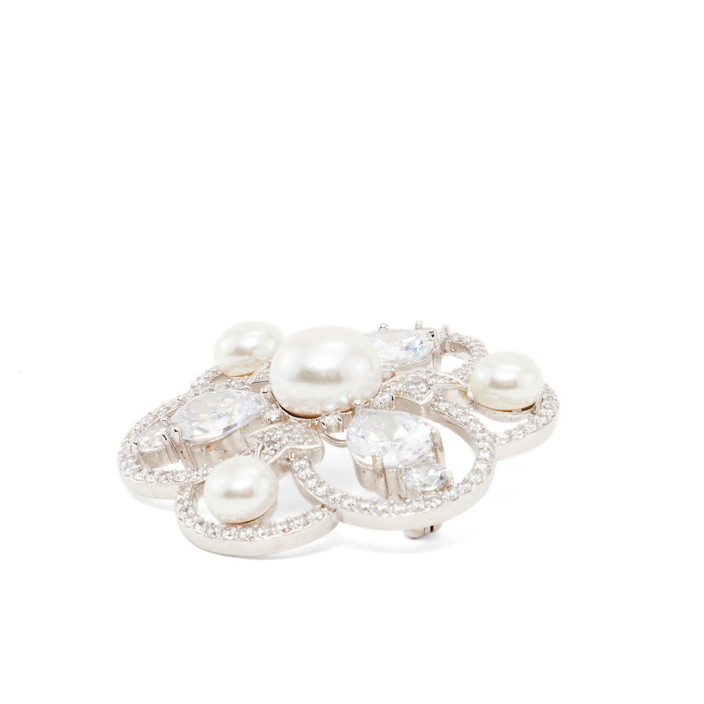 Palmero Floral Pearl Brooch