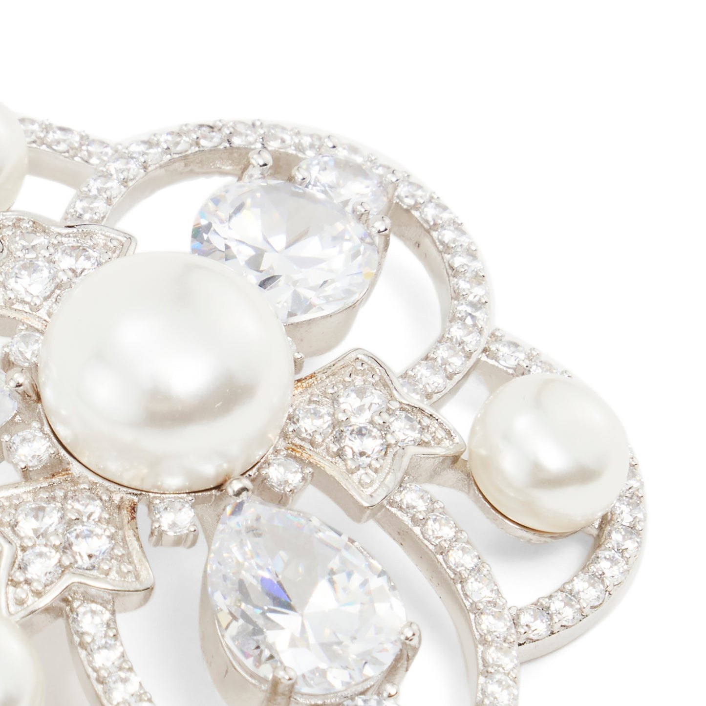 Palmero Floral Pearl Brooch