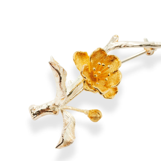 Palmero Arboreal Flower Brooch