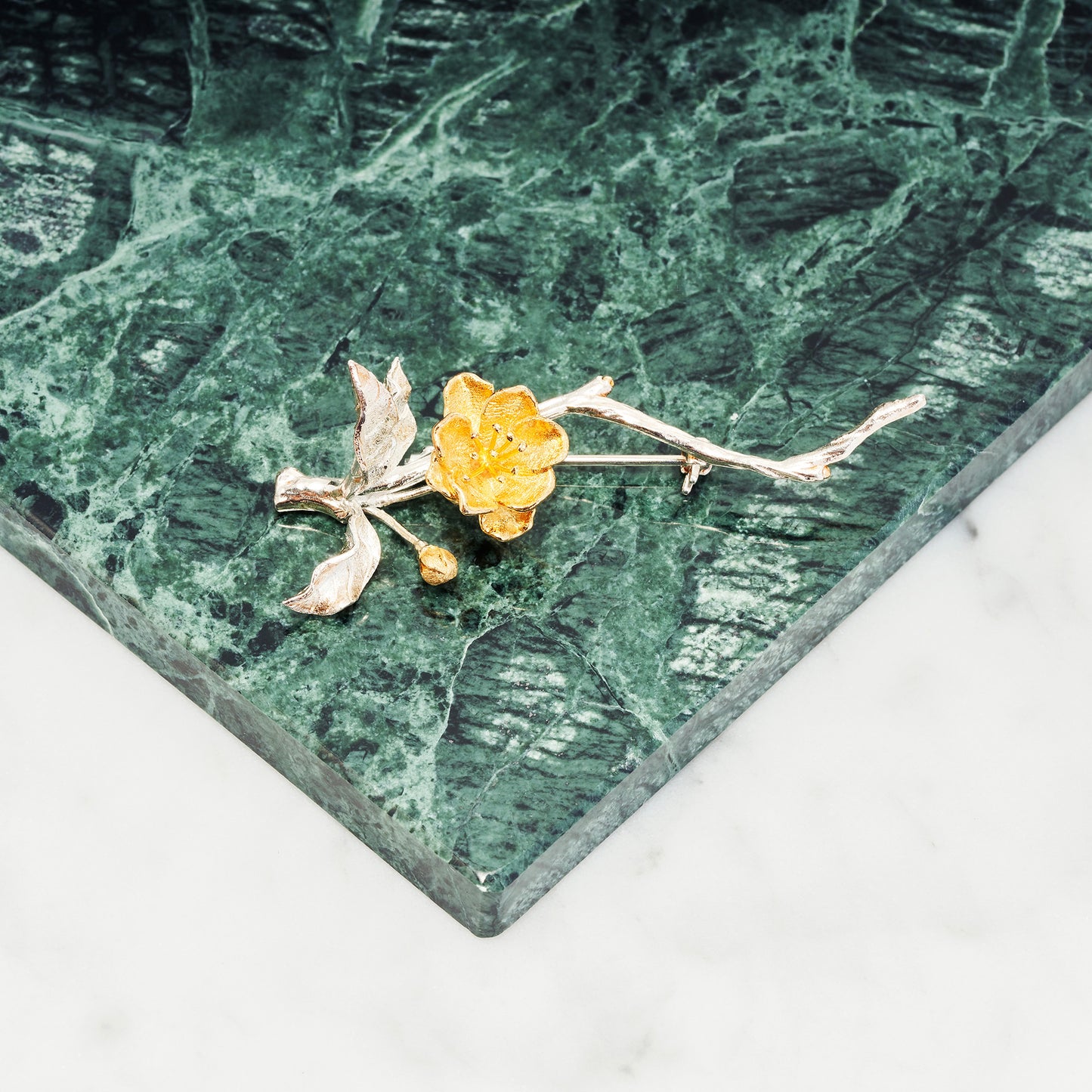 Palmero Arboreal Flower Brooch