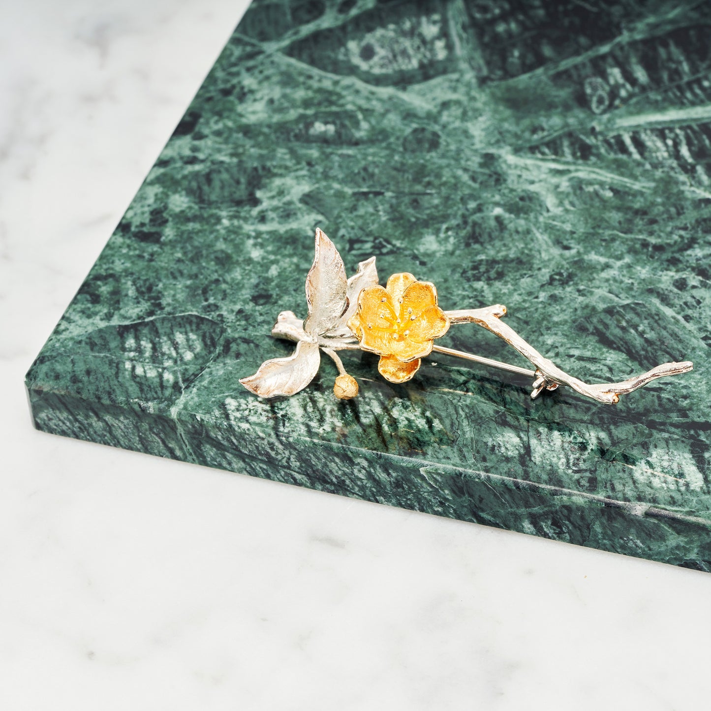 Palmero Arboreal Flower Brooch