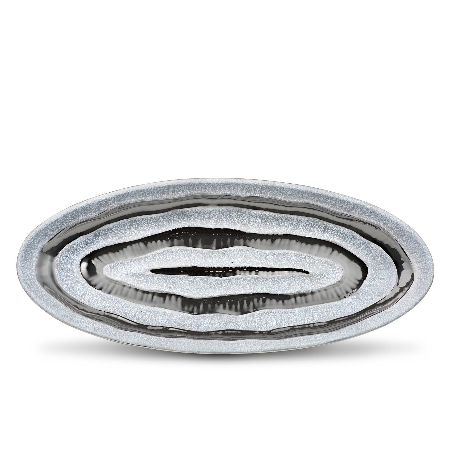 Palmero Rippled Silver Collection - Lacuna Serving Plate