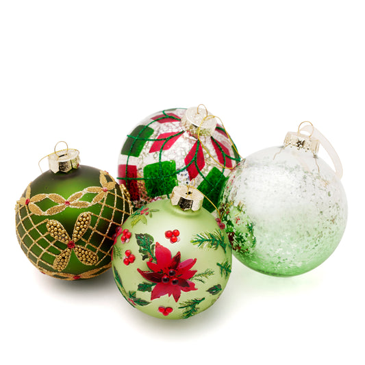 The First Noel Ornaments, Set of 4 by Palmero Natale