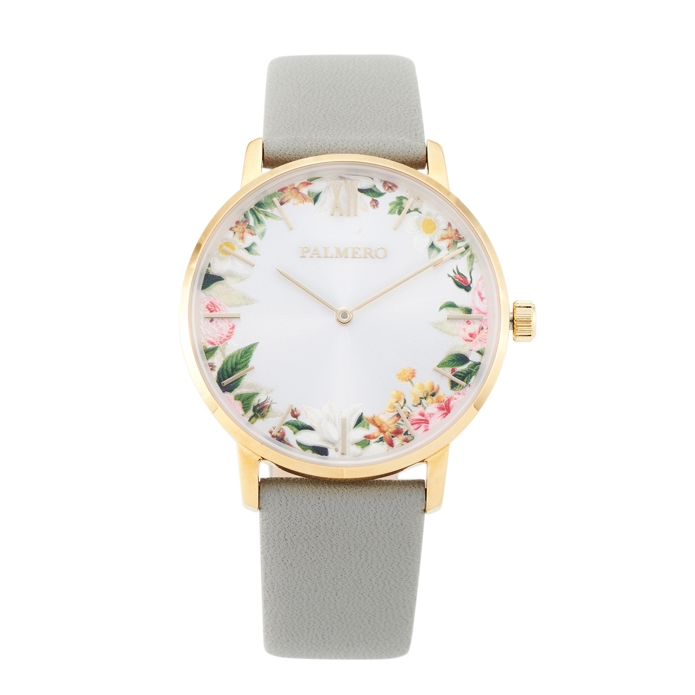 Palmero De Fleurs Watch – Gold and Grey Strap – Palmero House display picture 3