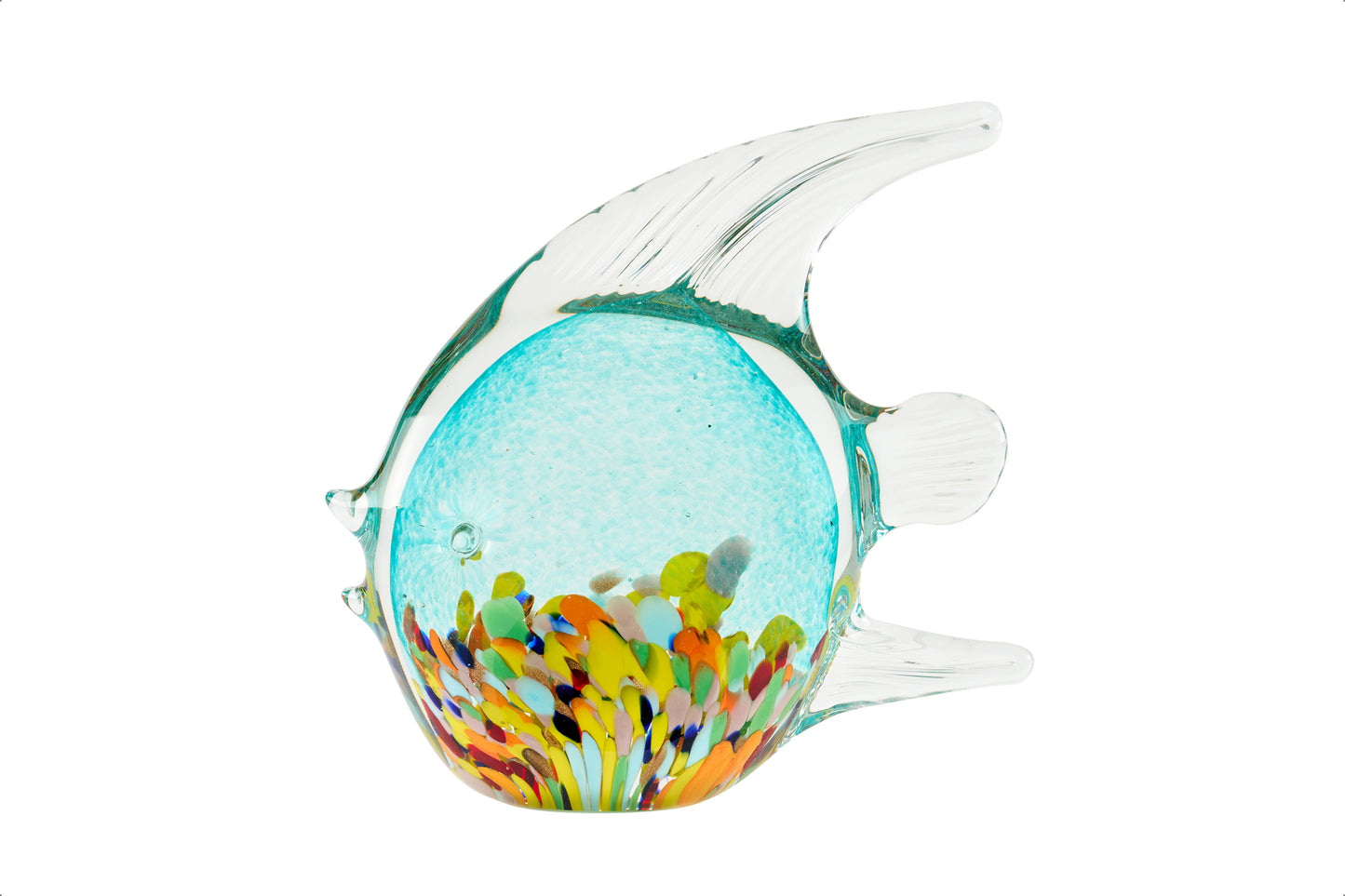 Acquatic Angelfish Glass Figurine