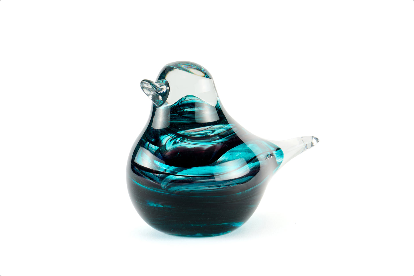 Azure Avian Glass Figurine