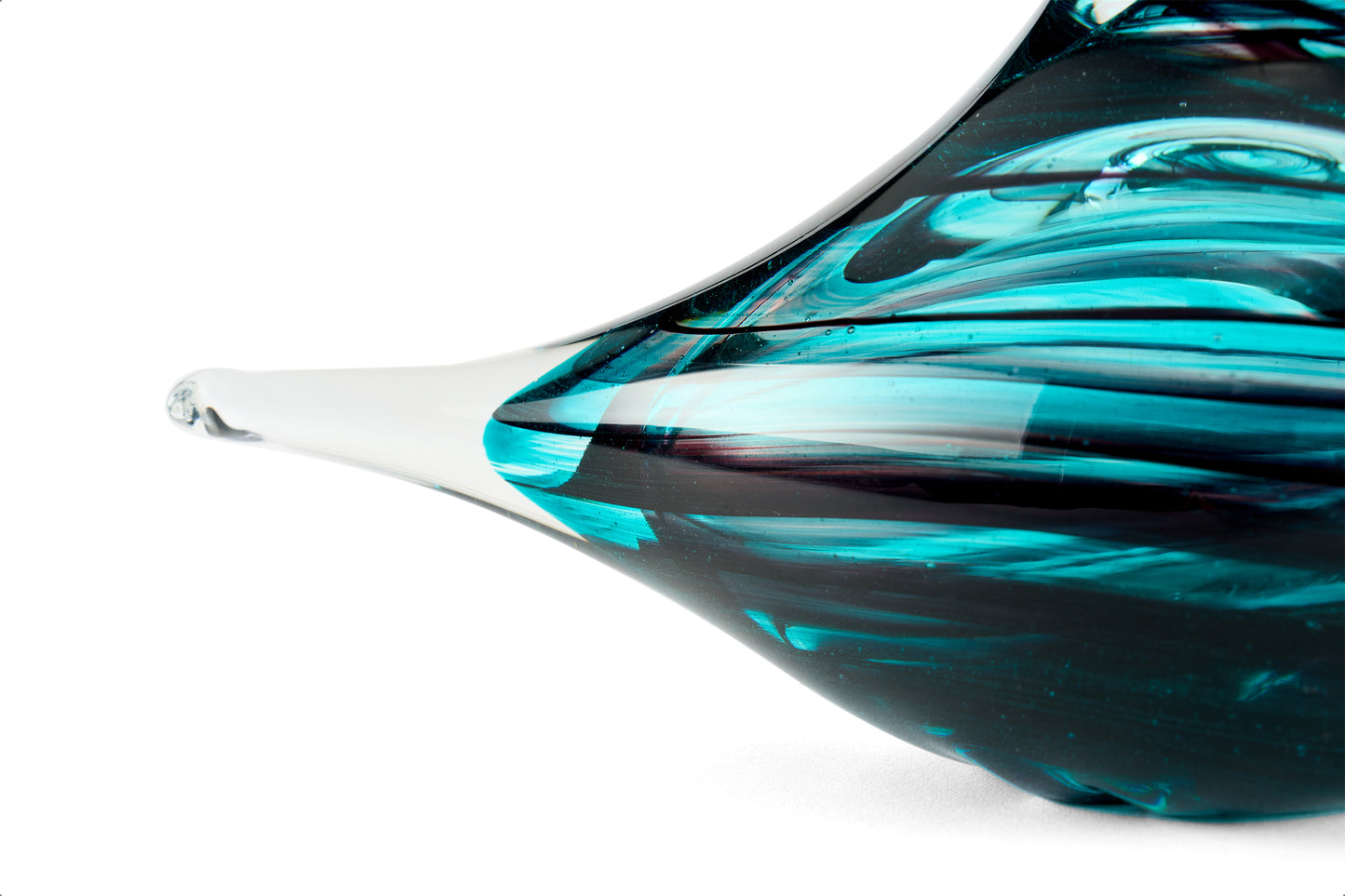 Azure Avian Glass Figurine