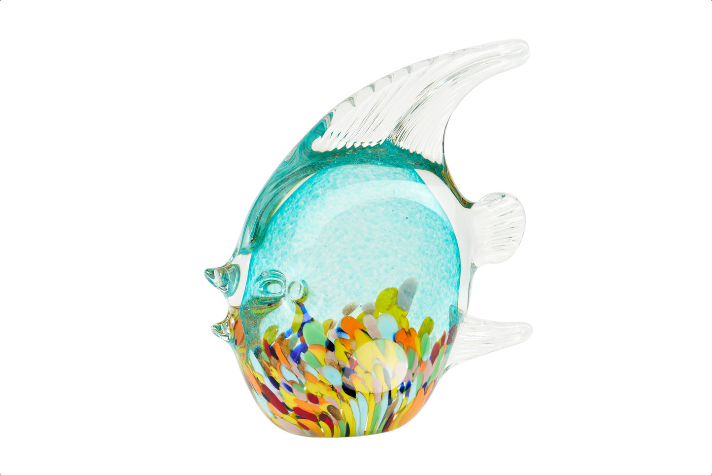 Acquatic Angelfish Glass Figurine