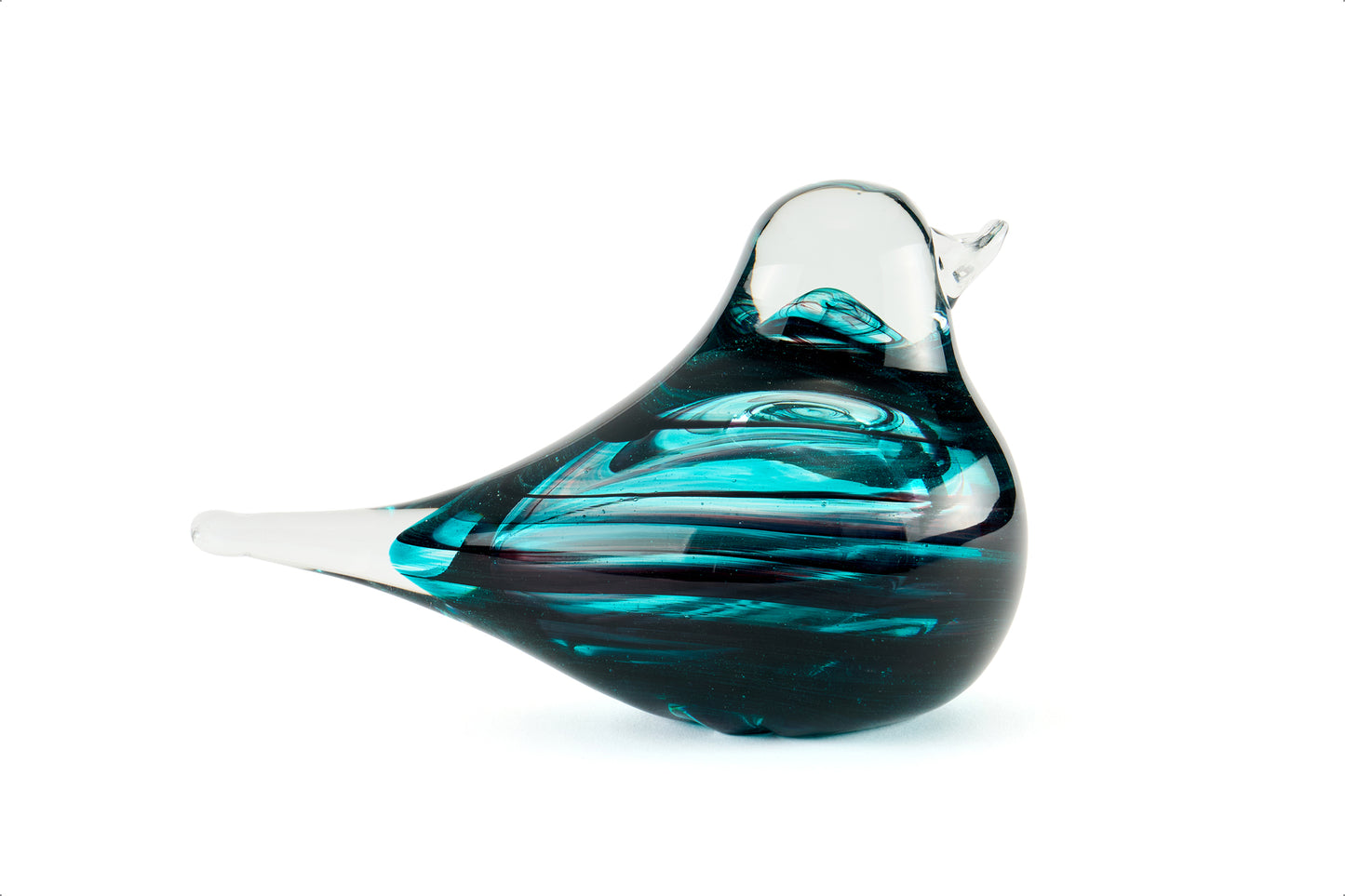 Azure Avian Glass Figurine
