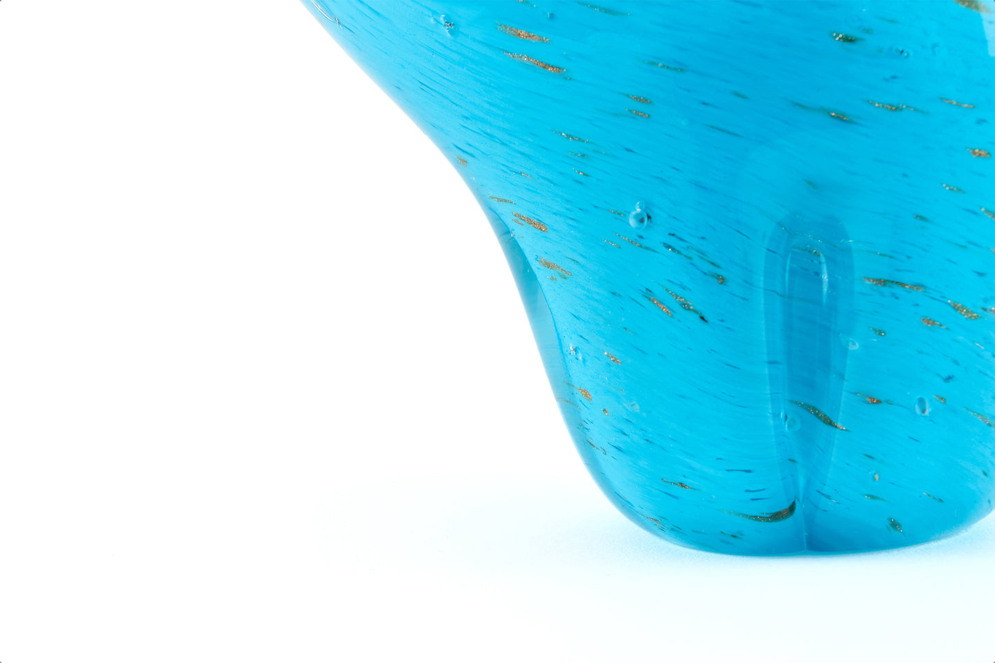 Polar Blue Glass Figurine