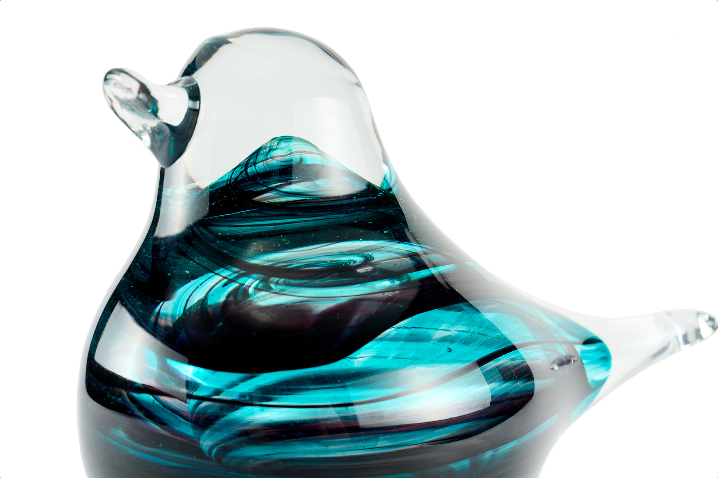 Azure Avian Glass Figurine
