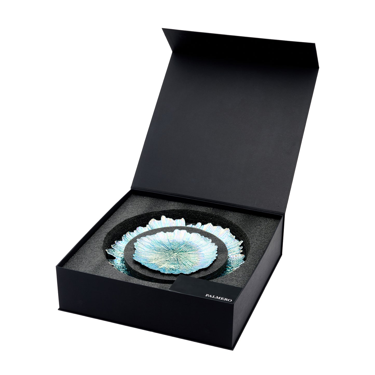 Palmero Emerald Coral Serveware Set of 2