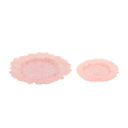 Palmero Pink Peony Serveware Set of 2