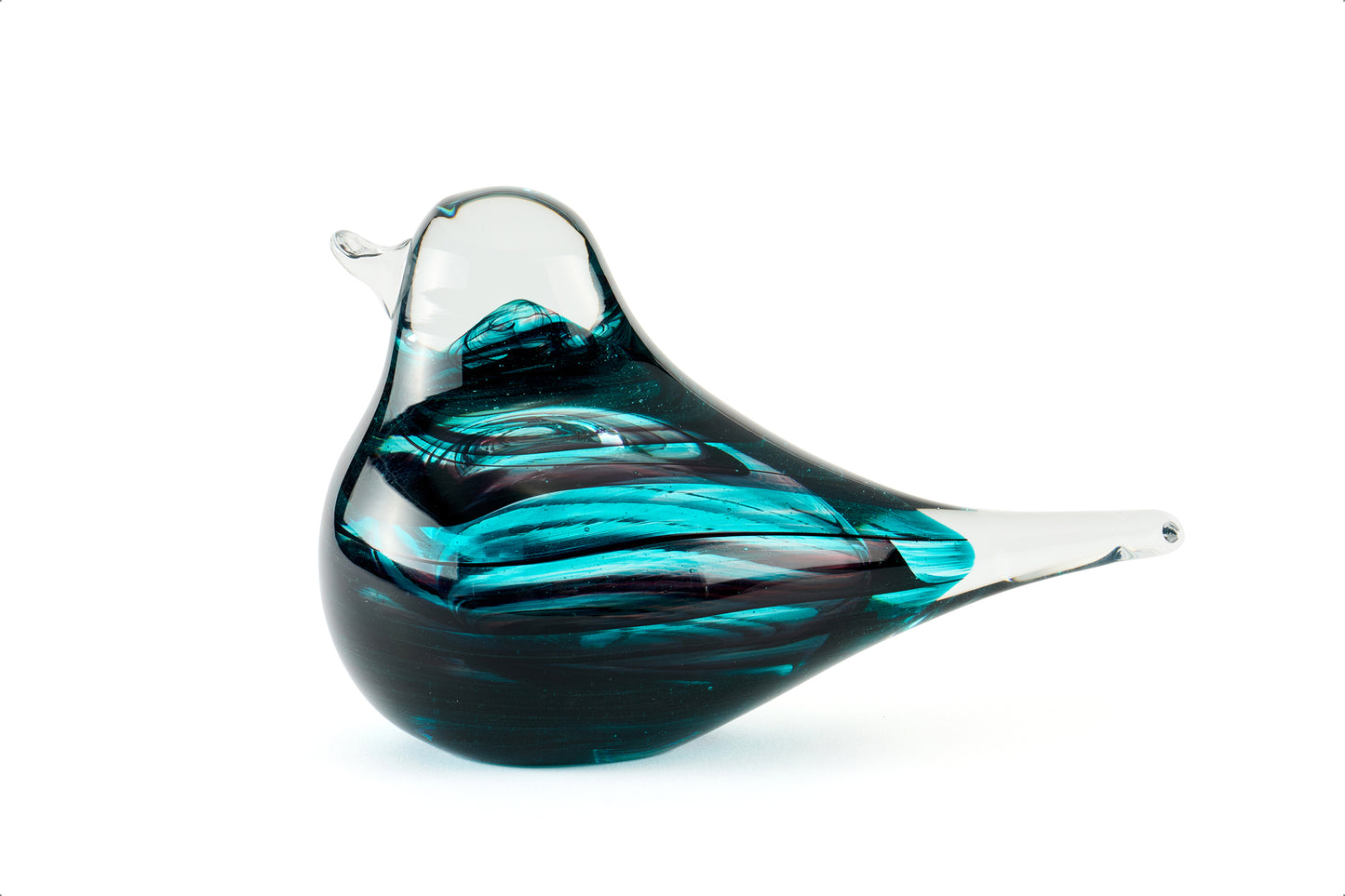 Azure Avian Glass Figurine
