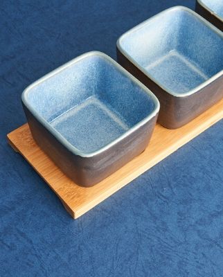 Palmero Darya Ceramic Serving Dishes, Stoneware, Set of 3