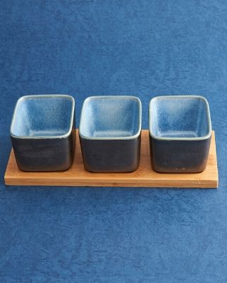 Palmero Darya Ceramic Serving Dishes, Stoneware, Set of 3