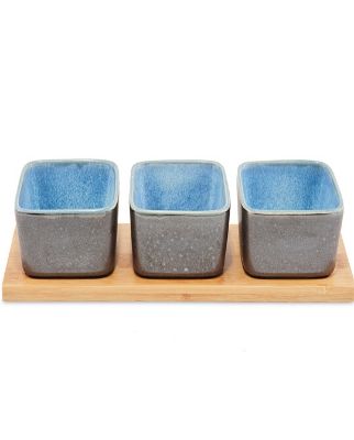 Palmero Darya Ceramic Serving Dishes, Stoneware, Set of 3