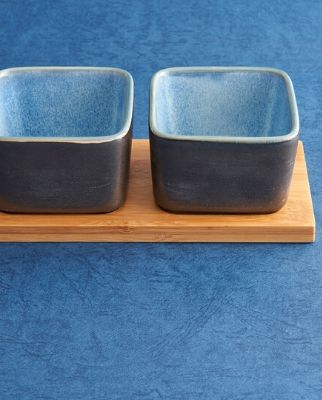 Palmero Darya Ceramic Serving Dishes, Stoneware, Set of 3