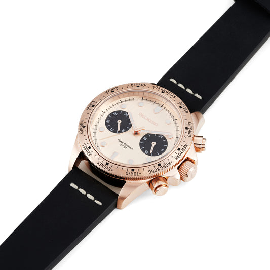 Palmero Voyager Dual Time Chronograph - Gold