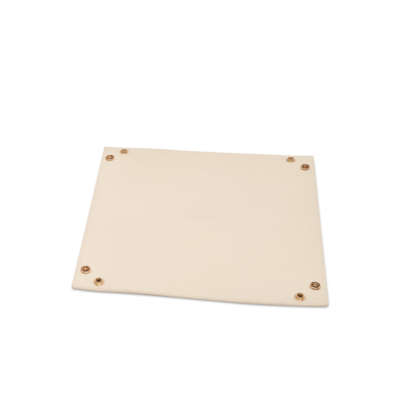 Palmero Giovanna Home Deco - 9.8”x9.8” Beige Grain Leather