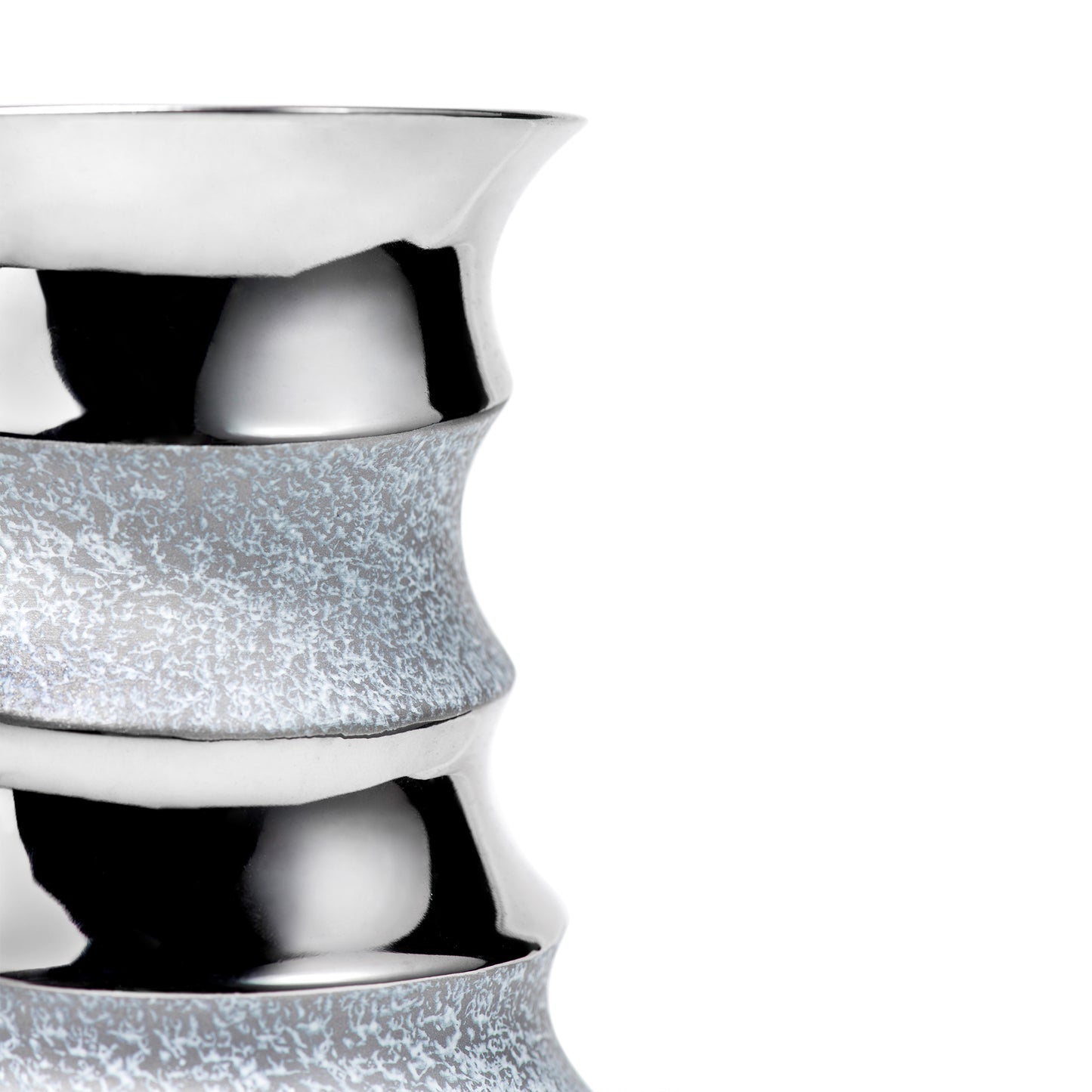 Palmero Rippled Silver Collection - Murmuro Vase