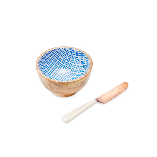 Palmero Nila bowl & knife set