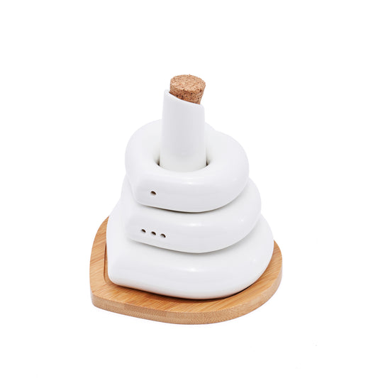 Palmero Una Stacked Salt and Pepper Set