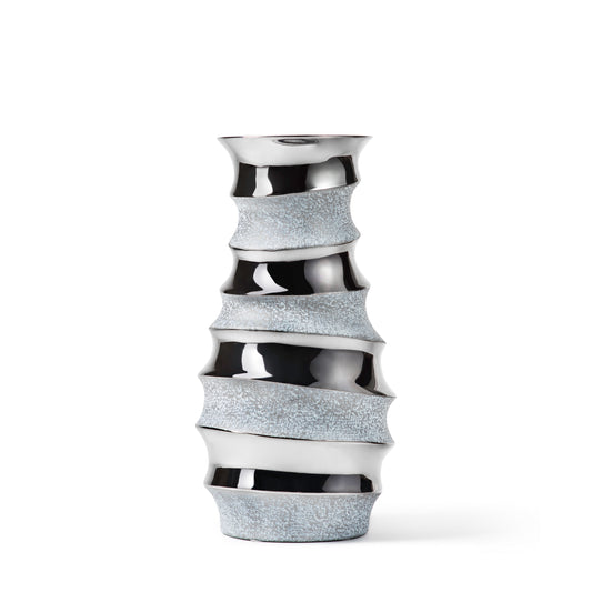 Palmero Rippled Silver Collection - Murmuro Vase