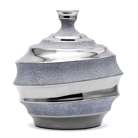 Palmero Rippled Silver Collection – Wavelet Jar