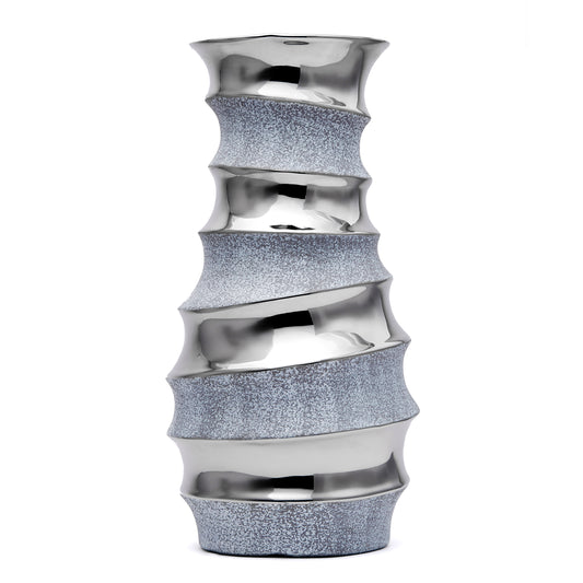 Palmero Rippled Silver Collection - Sequencia Vase