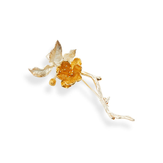 Palmero Arboreal Flower Brooch